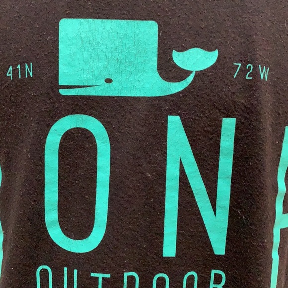 WHALEBONE Bone T Shirt Large Black Montauk - Picture 3 of 5